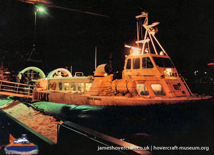 AP1-88 hovercraft with the Scandinavian company SAS -  (credit: The <a href='http://www.hovercraft-museum.org/' target='_blank'>Hovercraft Museum Trust</a>).